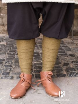 Wool calf wrap Aki autumn green