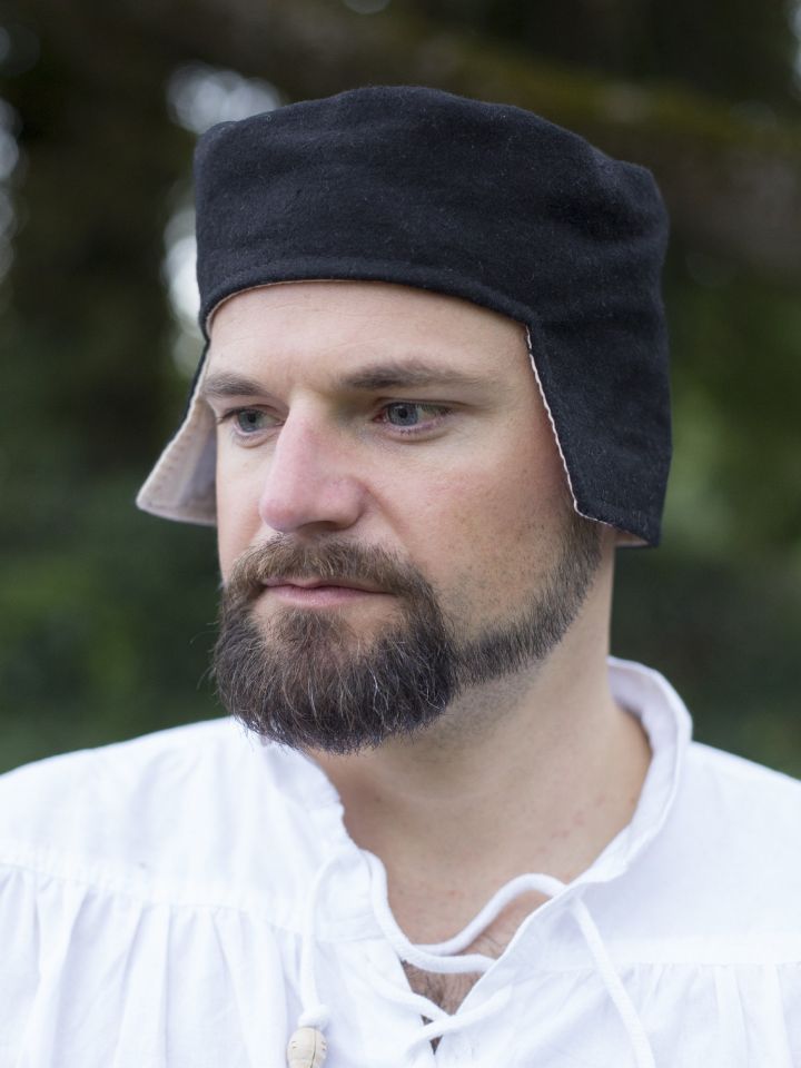 Wool cap black 60