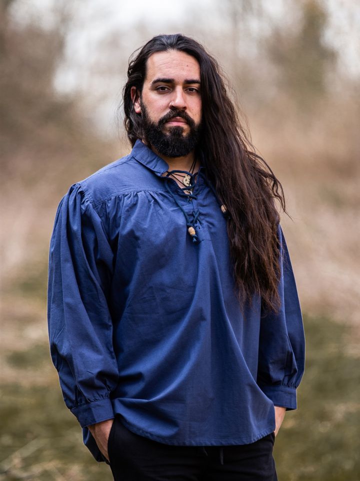 Medieval shirt blue XXL