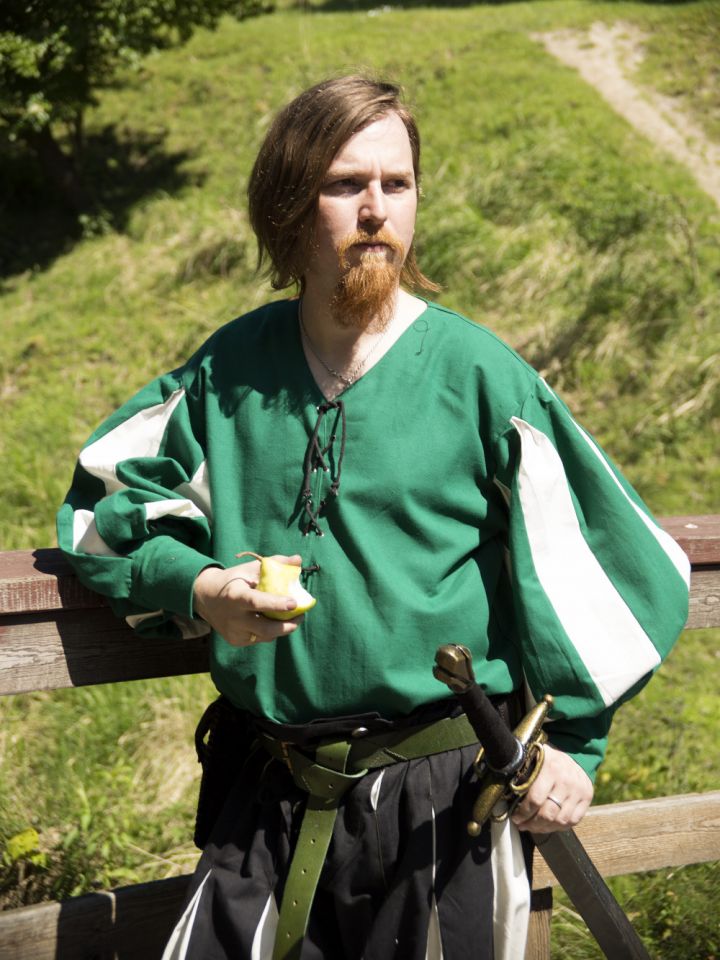 Shirt Landsknecht green-white