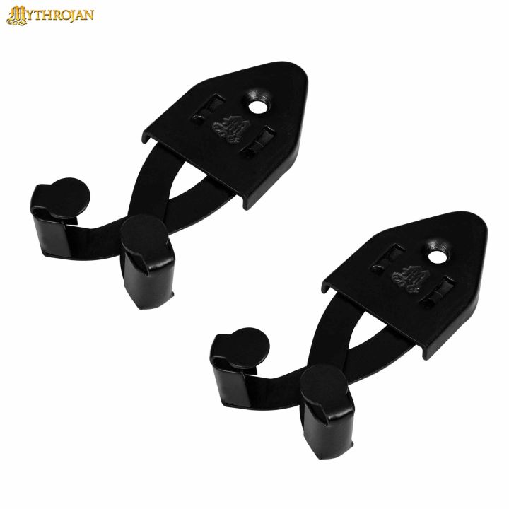 Metal sword holder Wall bracket in a pair