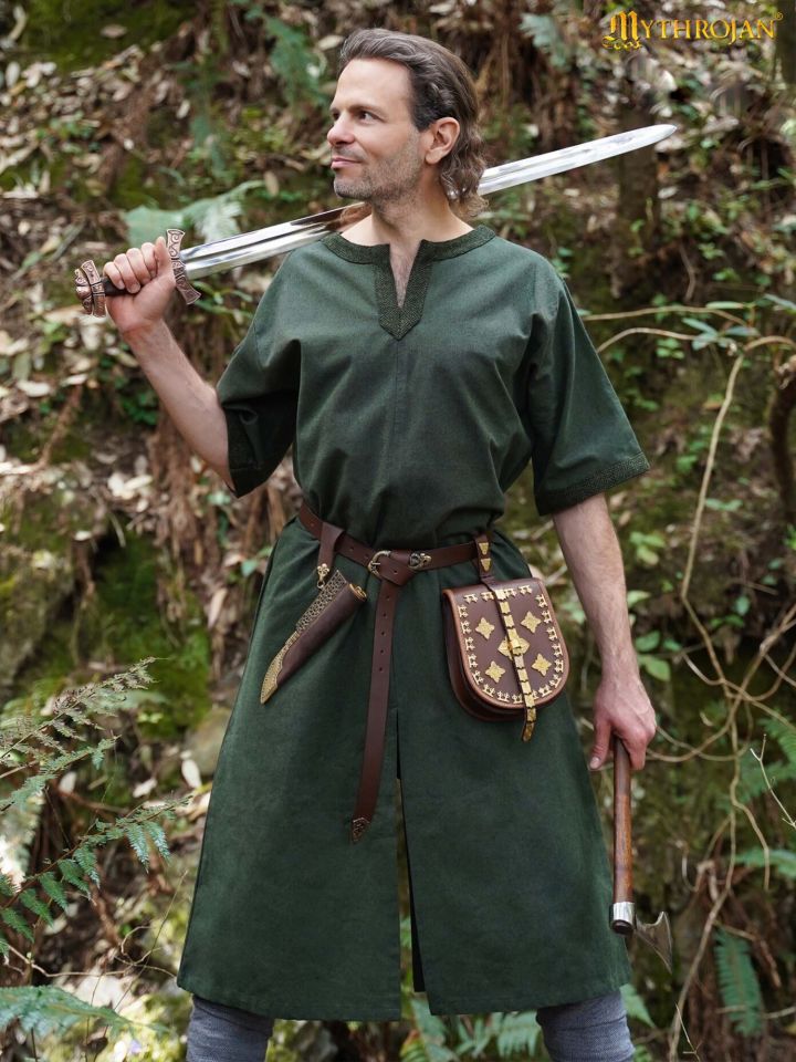 Viking tunic Harald green