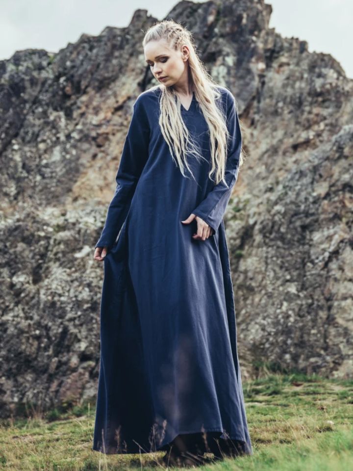 Viking dress Valdis midnight blue XS