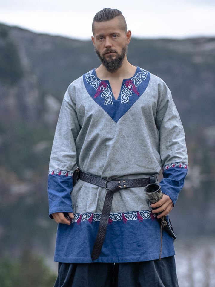 Viking Tunic Freydis Grey Unisex