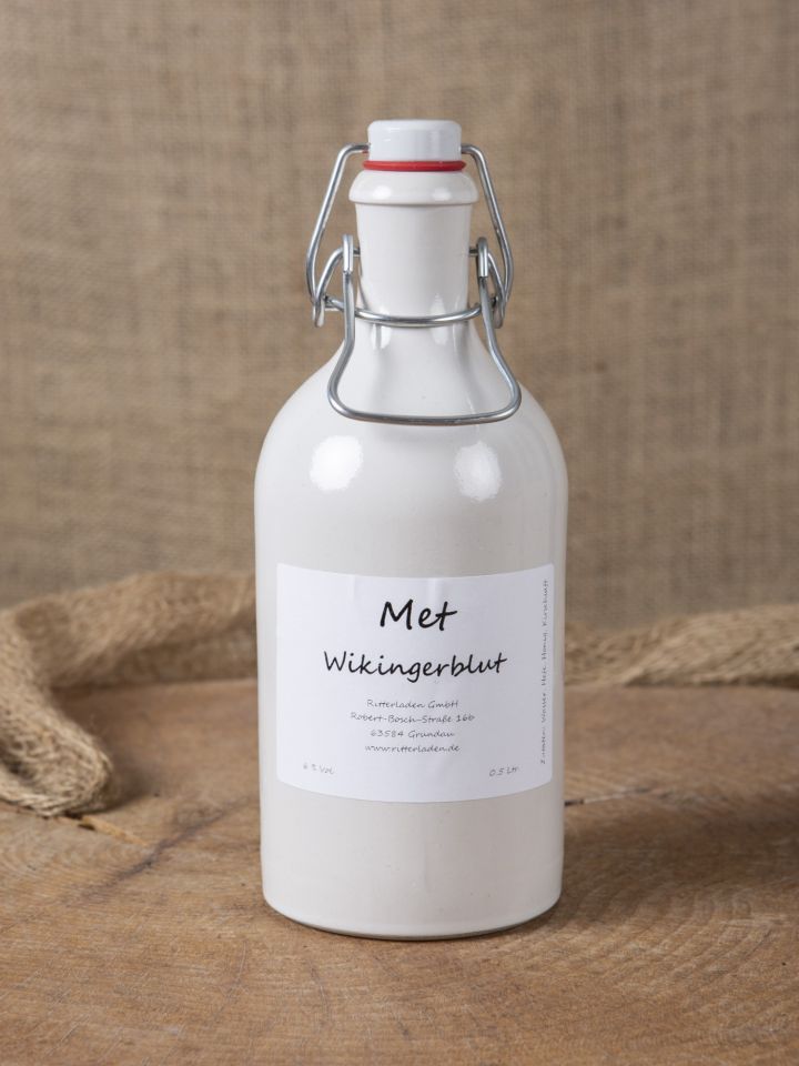 Mead "Viking blood" in clay bottle