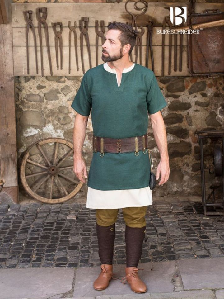 Short sleeve tunic Aegir green XXL