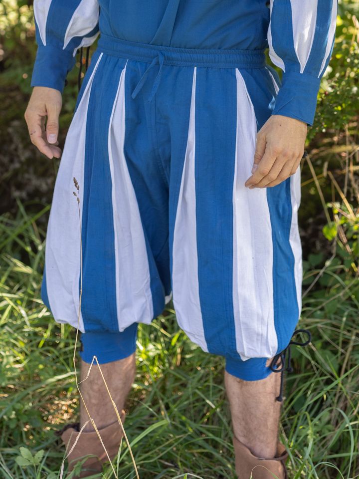 Landsknecht trousers Morold blue-white L/XL