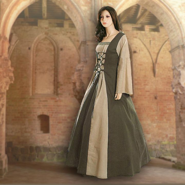 Dress Fabienne olive-sand 44 - 48