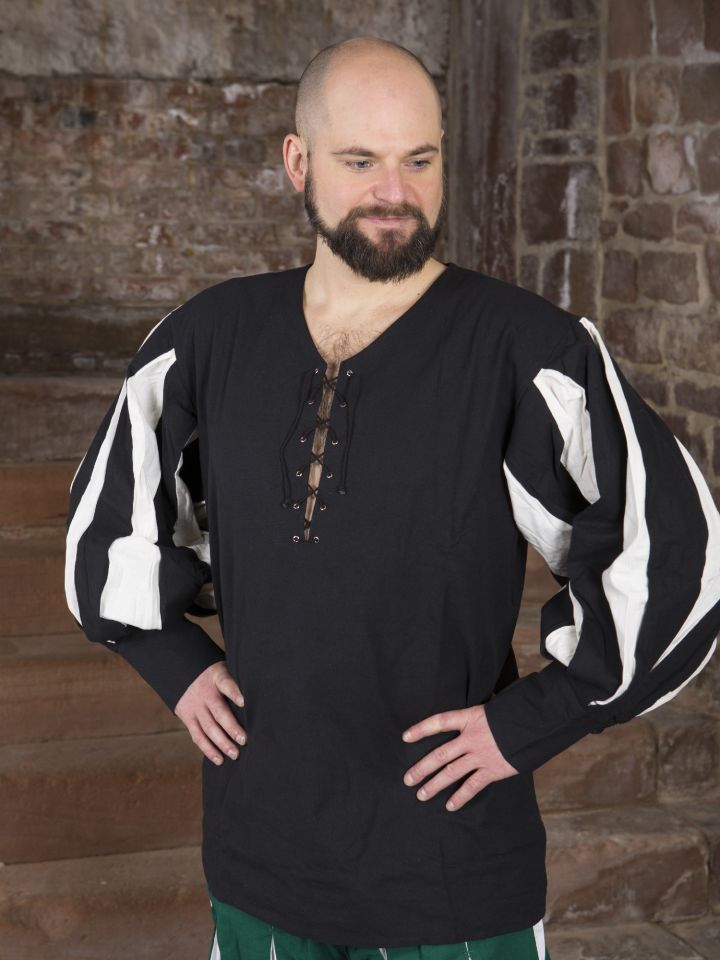 Shirt Landsknecht black and white XL