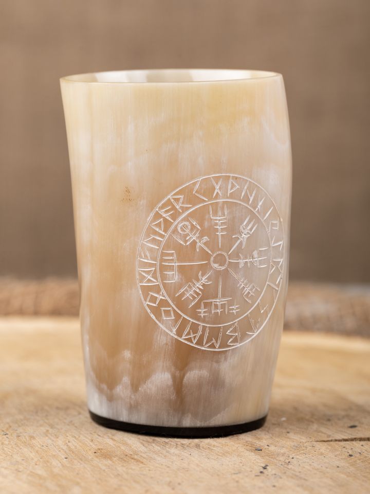 Horn cup Vegvisir