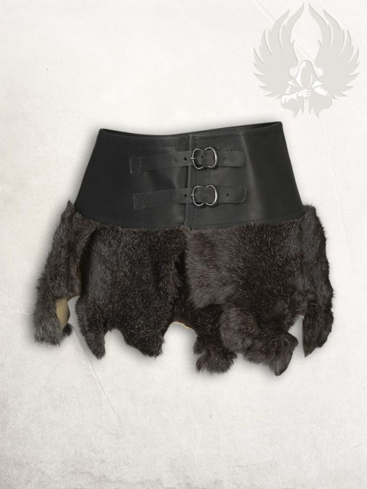Fur skirt Karya black L