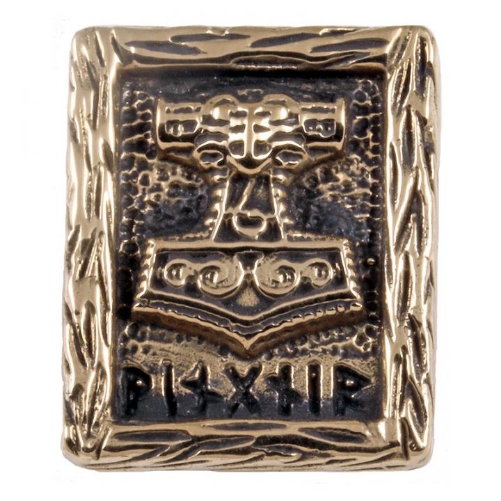 Bronze THORS HAMMER rune