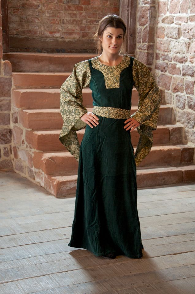 Geraldine dress in green