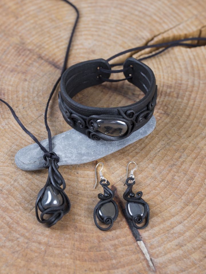 Hematite jewelry set