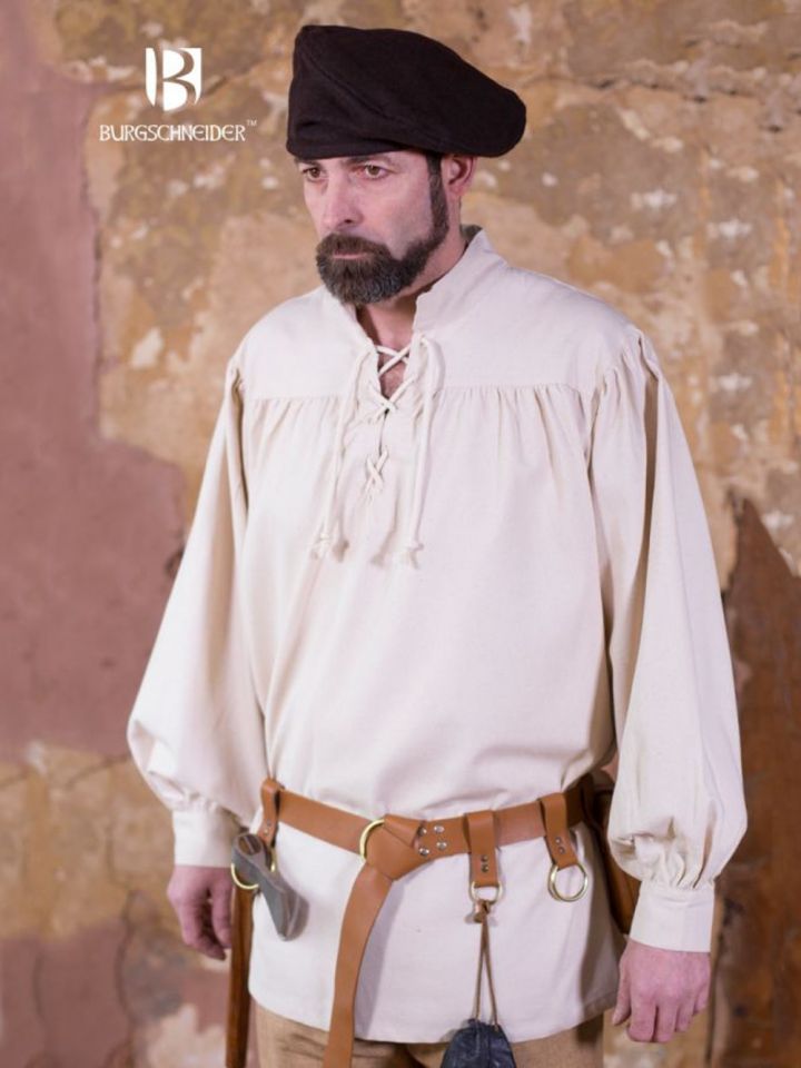 Lace-up shirt Störtebecker, natural XL