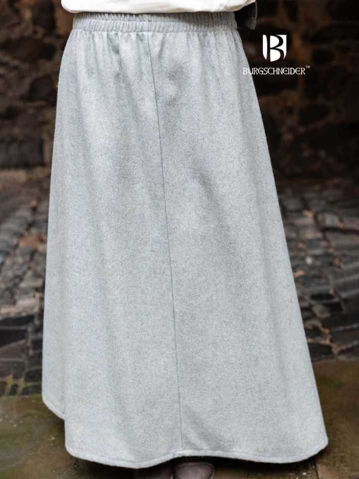 Petticoat Cyria made of wool gray S/M