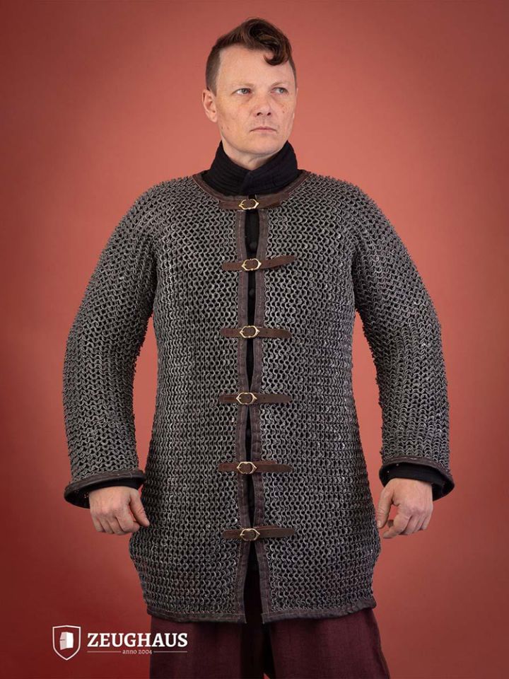 Chain mail hauberk made of aluminum 10mm