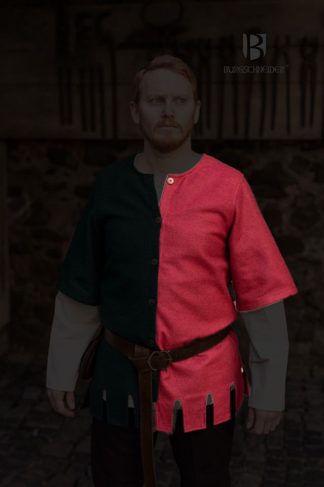 Left side Surcoat Aleran - Wool red 2