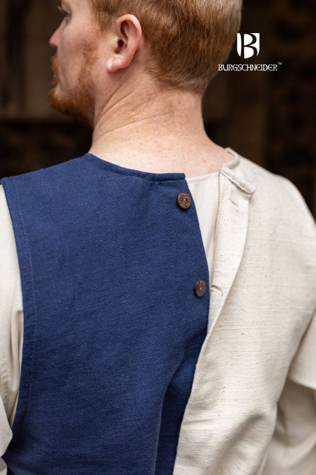 Left side tabard Auderic - blue 2