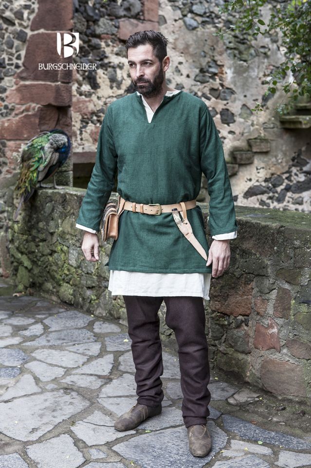 Erik short tunic dark green 2