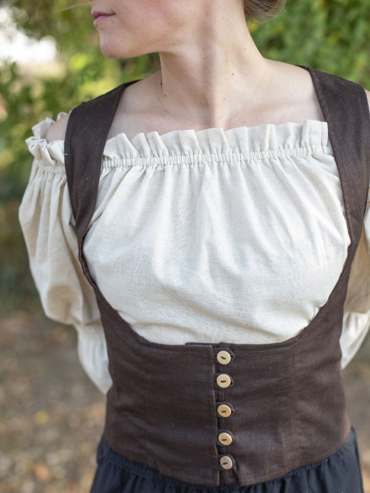 Underbust bodice brown 2