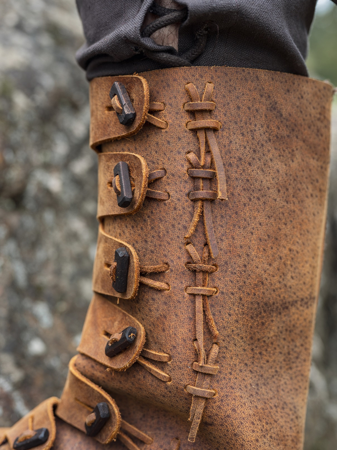 Viking boots Odin brown 2