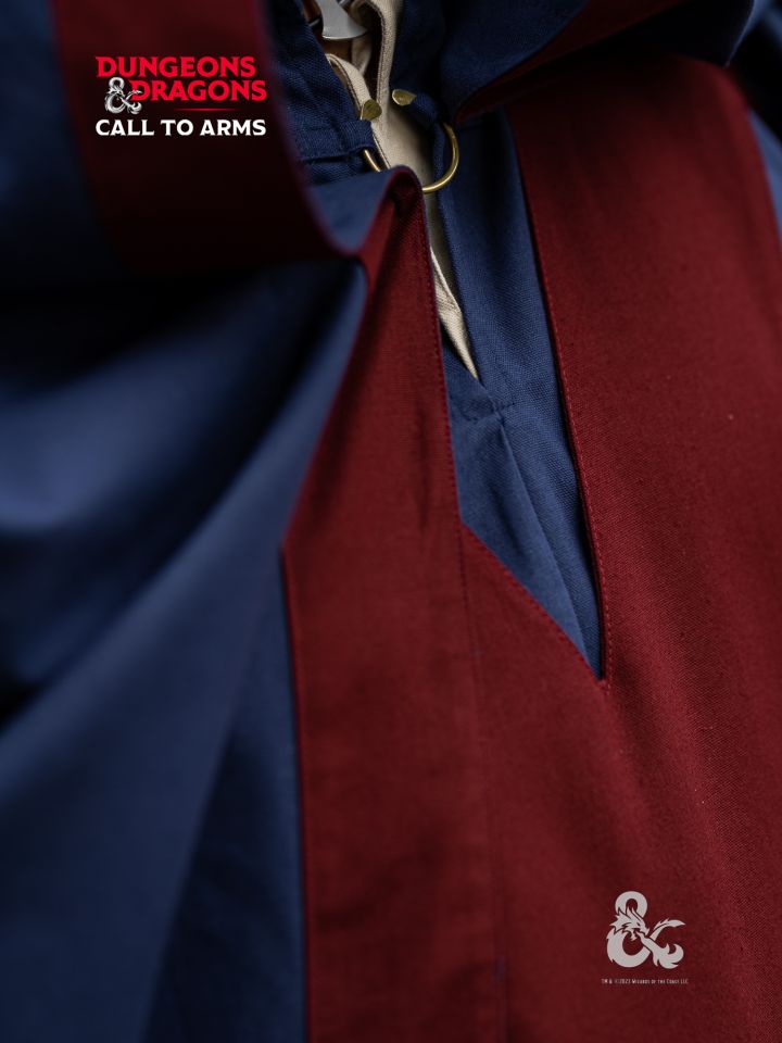 D&D Mage cape dark blue-bordeaux 2