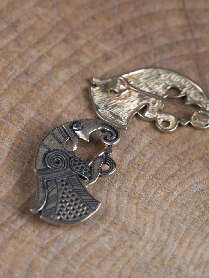 Raven brooches Vendel bronze 2