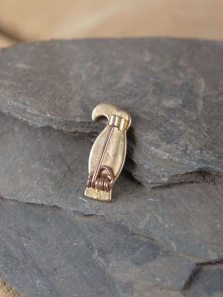 Bird brooch bronze 2