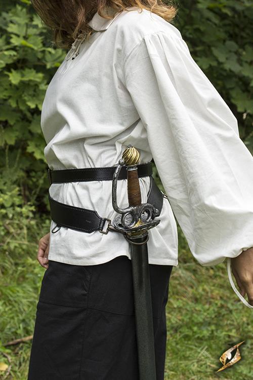 Sword belt for LARP swords black 2