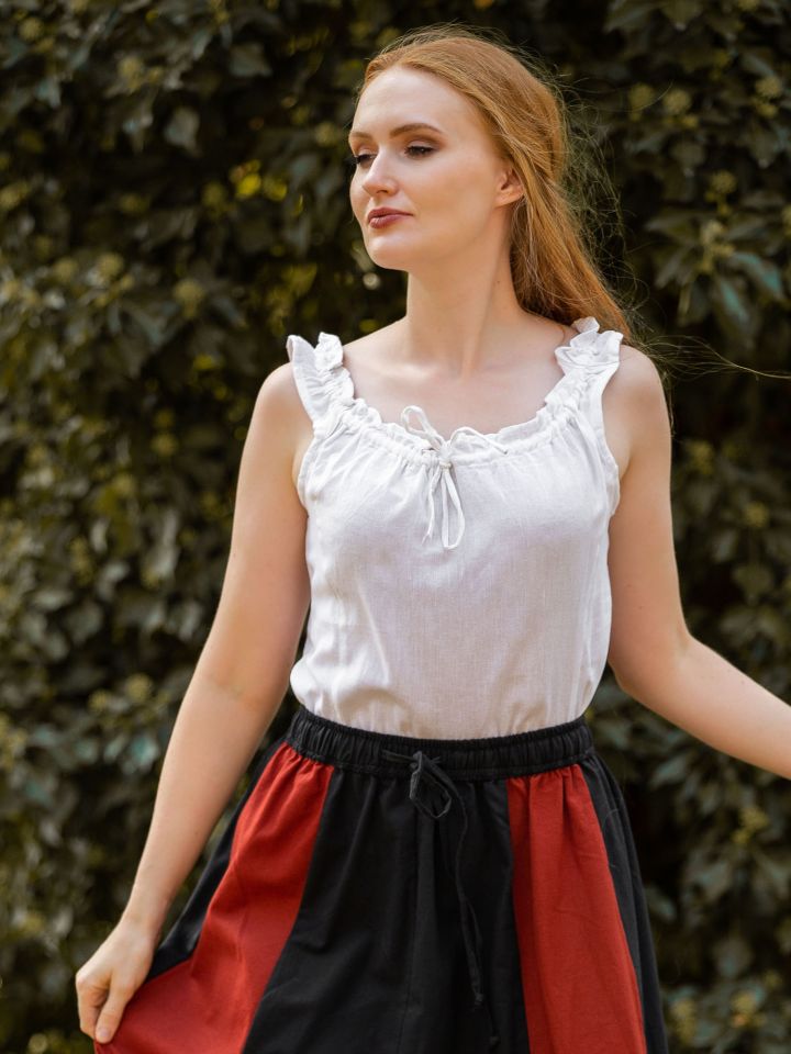 sleeveless summer blouse white XXL 2