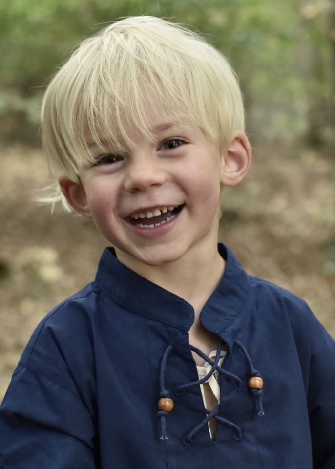 Children's medieval shirt blue 2