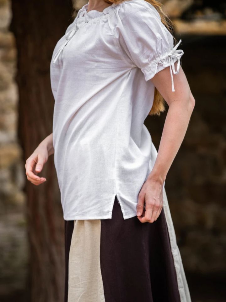 Short-sleeved blouse Otilia white L 2