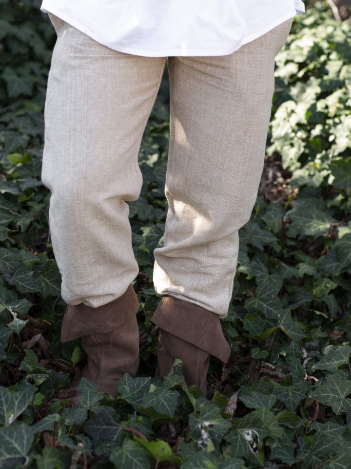 Medieval trousers made from coarse cotton hemp L 2