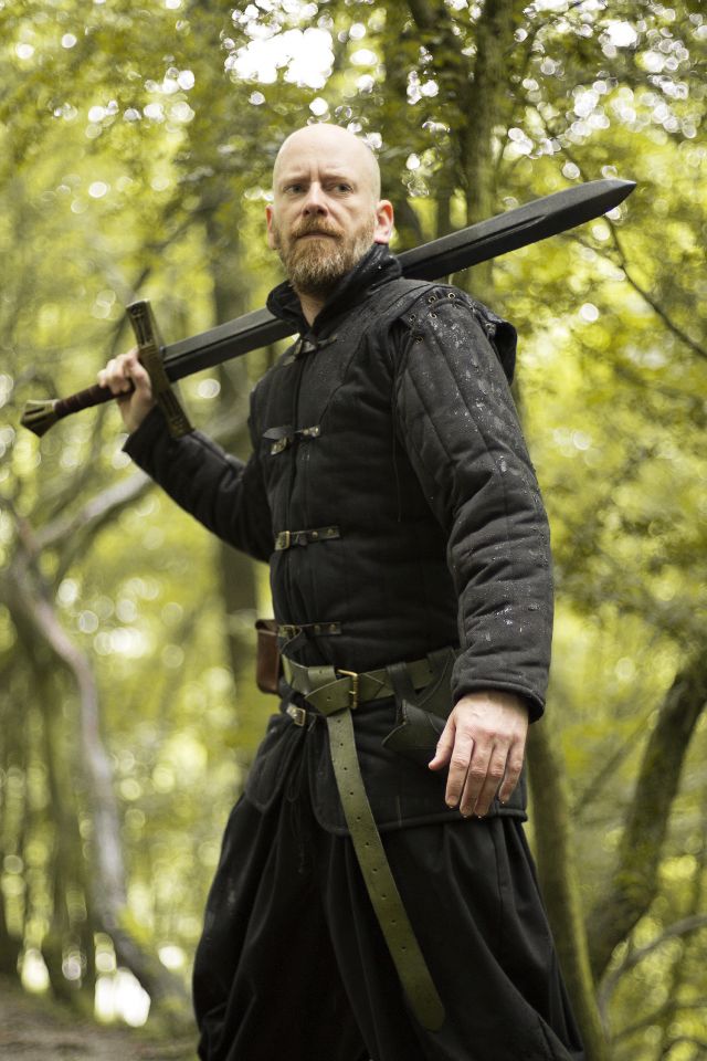 Gambeson Warrior for LARP black 2