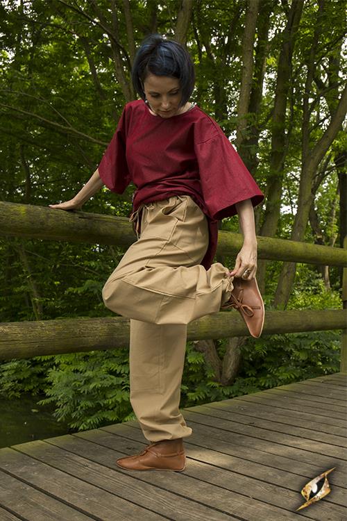 Sand-colored peasant trousers 2