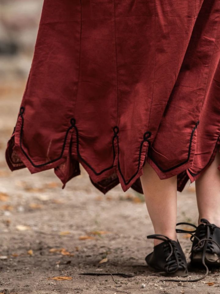 Medieval skirt with red embellishment 2