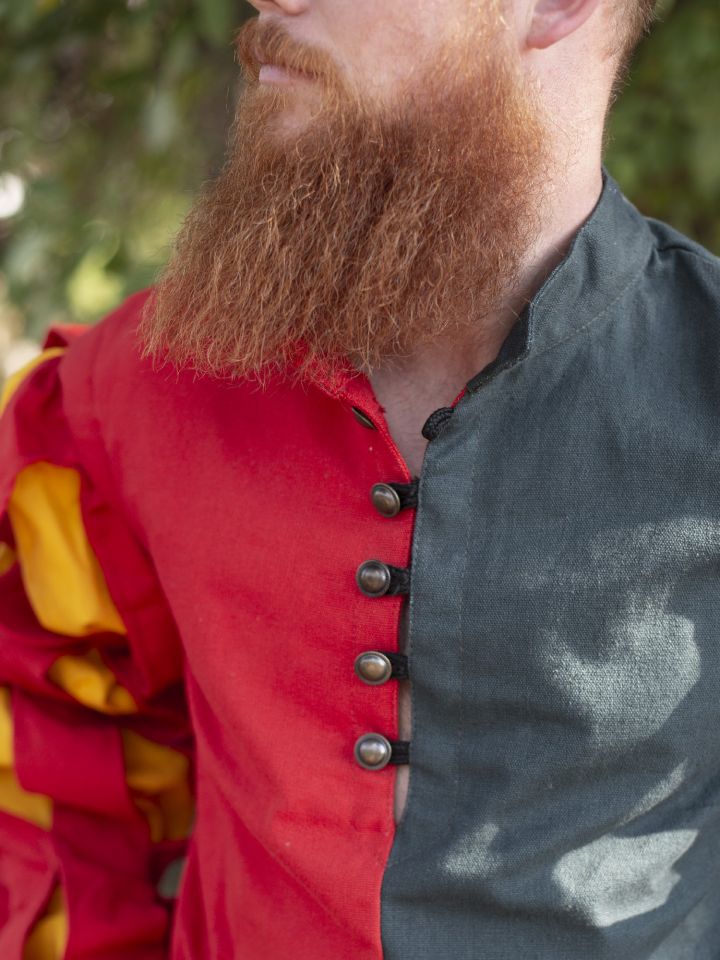 Landsknecht doublet red-green 2