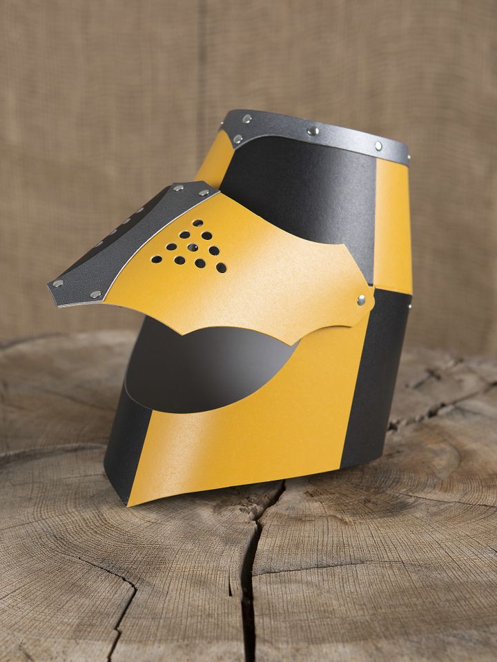 Norman helmet for children yellow-black 2