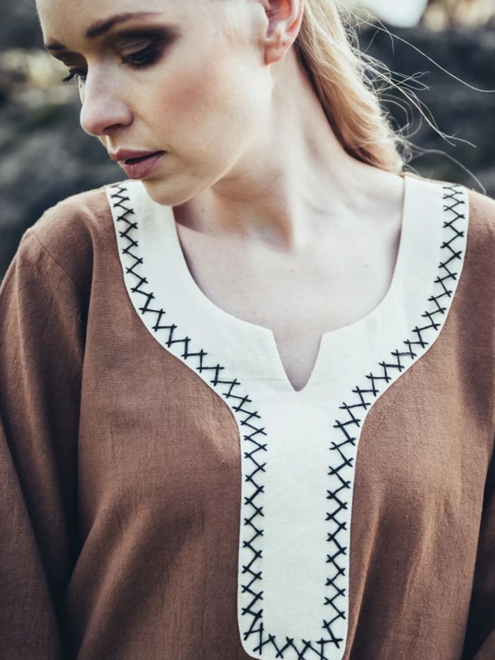 Viking dress Freya sand S 2