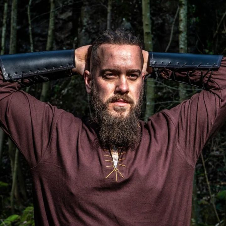 Viking tunic dark brown 2