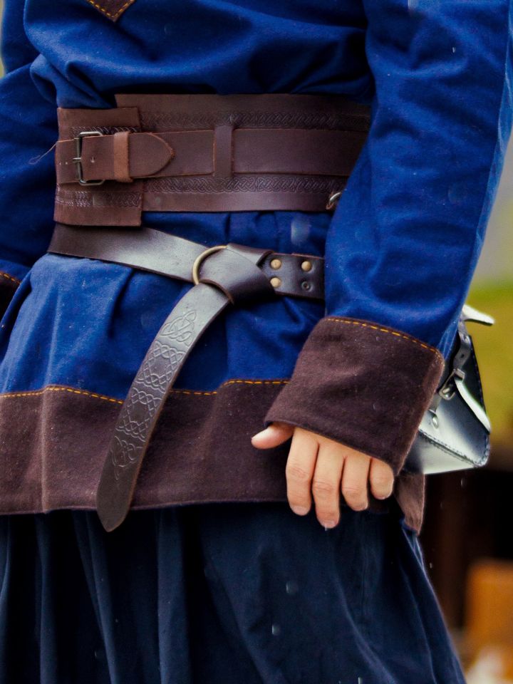 Viking tunic Roland dark blue L 2