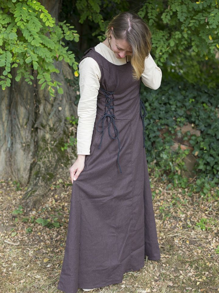Sleeveless strap dress Uma brown XXL 2