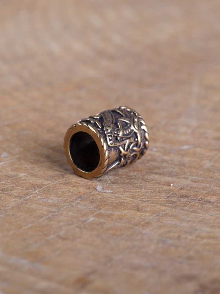 Large hair bead with dragon motif 2