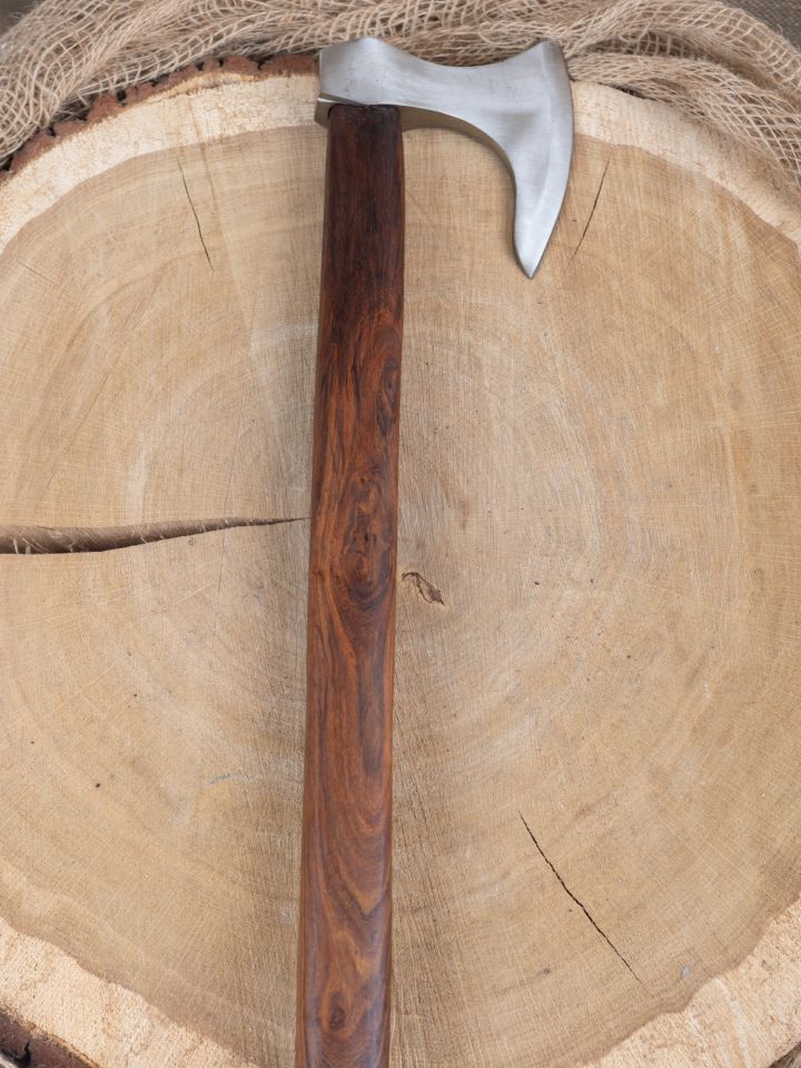 Viking axe Ivar silver colored 2