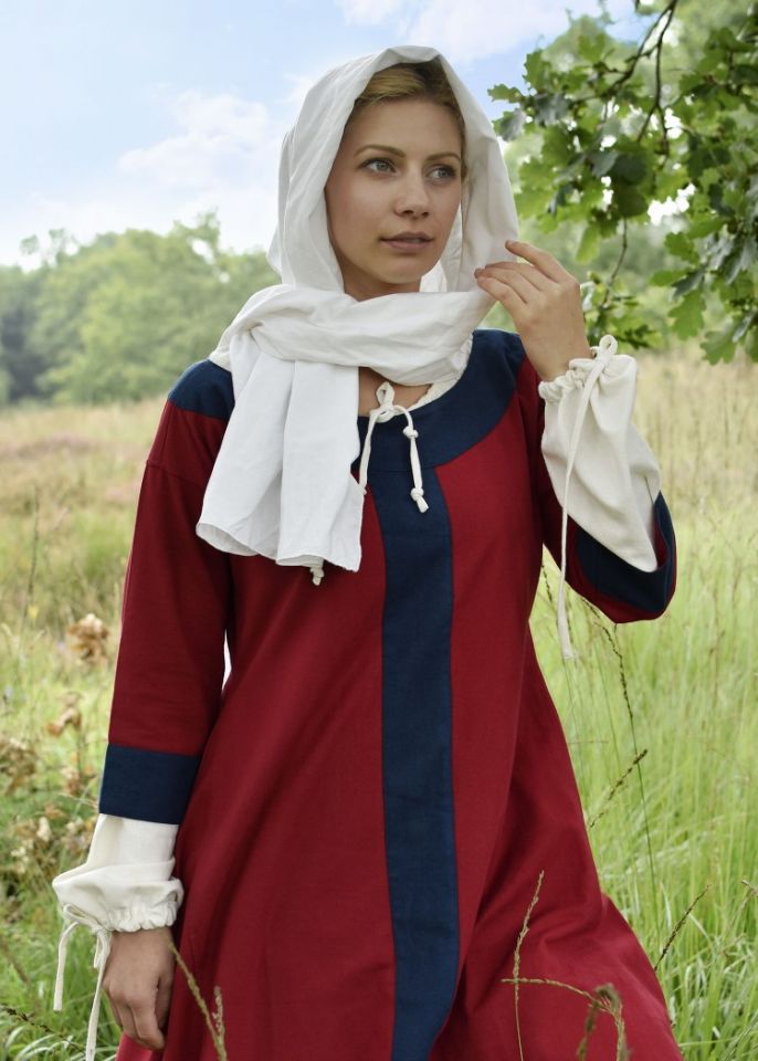 Medieval dress Radegundis red-blue XXL 2