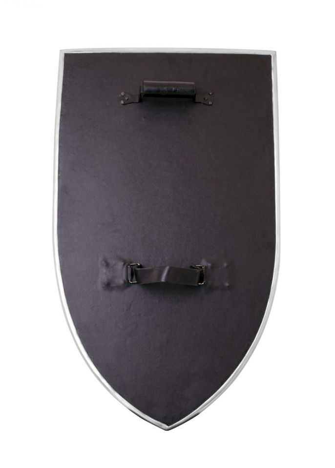 large wooden shield in the shape of a coat of arms 2