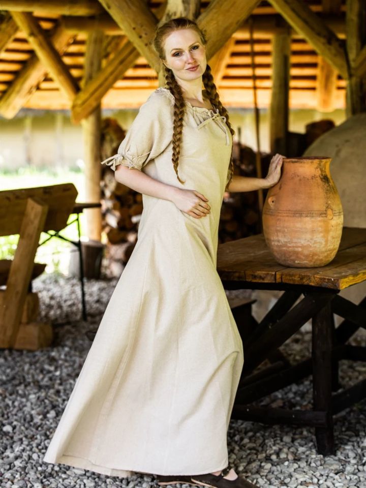Short sleeve dress Brida nature M 2