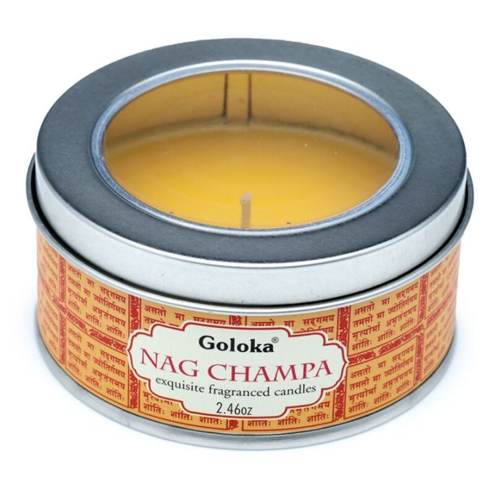 Goloka Nag Champa scented candle 2