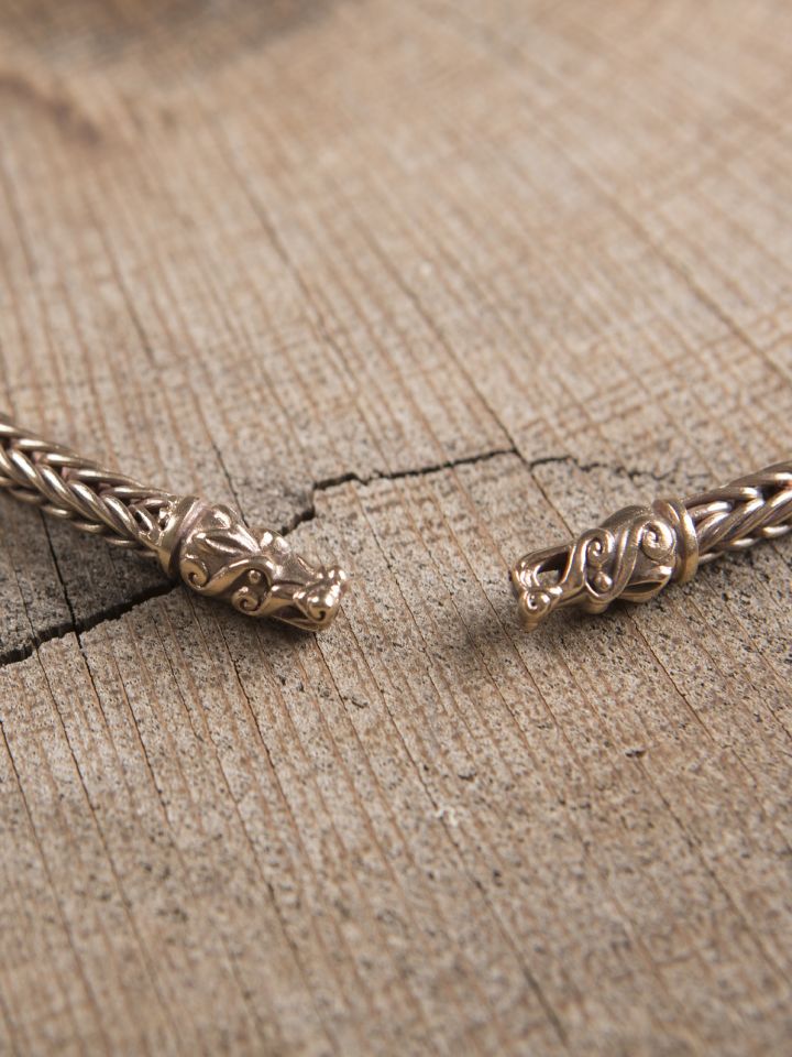 Hand-braided Viking necklace 65 cm 2